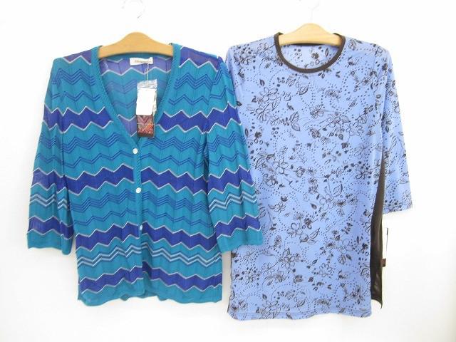 未使用 タグ付き るんびに オルベーラ ロングカーディガン 七分袖チュニック 3点 M 日本製 レディース_2