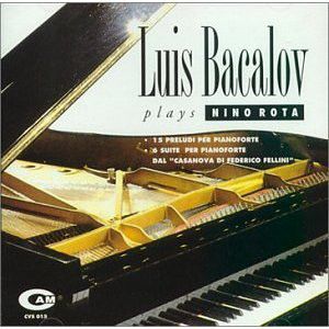 【中古】伊CD Luis Bacalov Luis Bacalov Plays Nino Rotaルイス バカロフ プレイ CVS015 CAM /00110