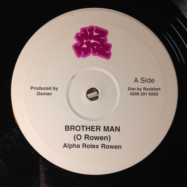 新品】英10” Alpha Rowen (Rolex) Brother Man / Livity Dub WK016 Wiz