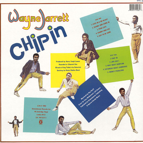【新品】英LP Wayne Jarrett Chip In GREL28 Greensleeves /00235
