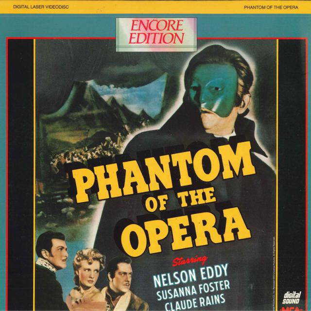 【中古】米LASERDISC Nelson Eddy Phantom Of The Opera 21011 MCA /00600