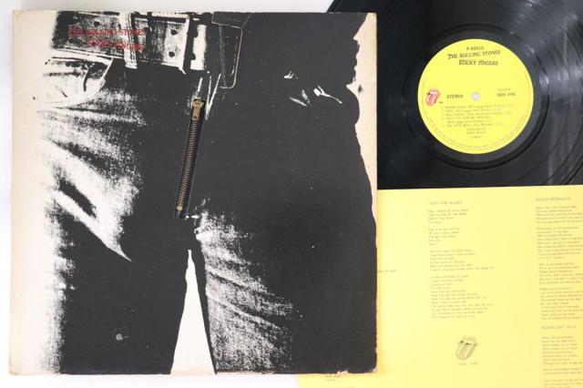 中古】LP Rolling Stones Sticky Fingers P8091S WARNER BROS /00260