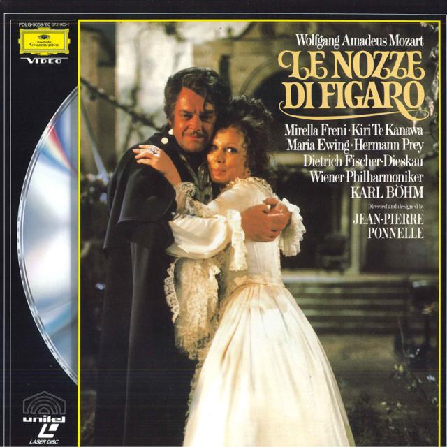 【中古】2discs LASERDISC Jean Pierre Ponnelle モーツァルト　歌劇　フィガロの結婚 POLG905960 POLYDOR /01400