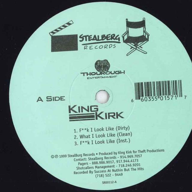 【中古】米12” Sporty Thievz / King Kirk No Pigeonz (Remix) / F**k I Look Like SR00112 STEALBERG RECORDS /00250