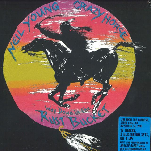 【新品】米、欧4discs LP Neil Young, Crazy Horse Way Down In The Rust Bucket (LP x 4 Box Set) 093624893691 Reprise Records /01280