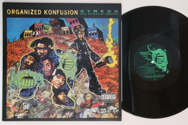 【中古】LP Organized Konfusion Stress： The Extinction HB614061 HOLLYWOOD BASIC UK Vinyl /00260