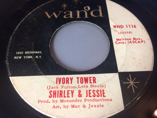 【中古】米7” Shirley ＆ Jessie Ivory Tower / You Cant Fight Love WND1116 Wand /00080