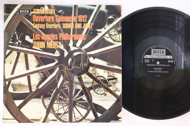 英LP Zubin Mehta, Los Angeles Philharmonic Orchestra Tchaikovsky: Overture Solennelle 1812 / Fantasy Overture Romeo Juliet /00260 Overture Solennelle 1812 / Fantasy Overture 'Romeo And Juliet