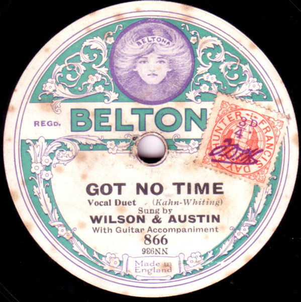 【中古】英78RPM/SP Wilson ＆ Austin / Peter Andrew Got No Time / Ukulele Lady 866 Beltona /00500