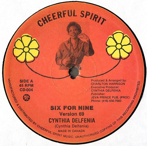 【中古】加12” Cynthia Delfenia Six For Nine / Fight Down Success CD004 Cheerful Spirit Musi /00250