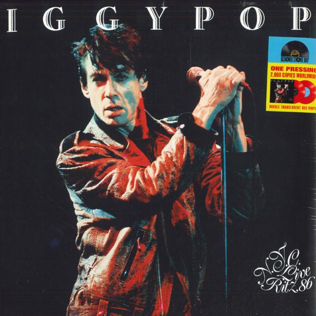 【新品】仏2LP Iggy Pop Live Ritz N.Y.C. 86 782811 Revenge Records /00520