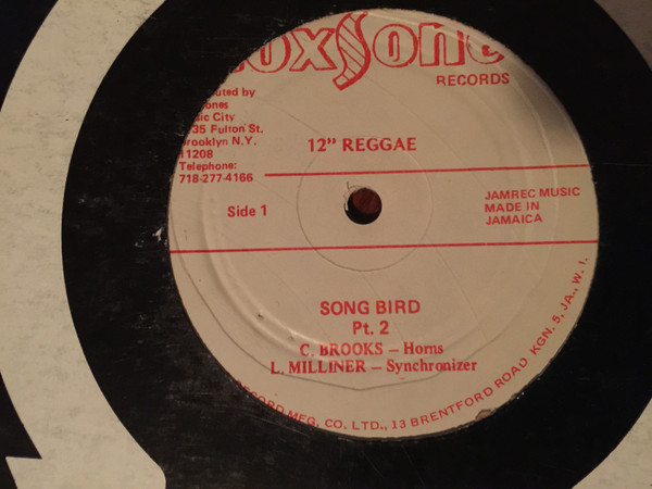 【中古】ジャマイカ12” Cedric ”Im” Brooks Song Bird NONE Coxsone Records /00250