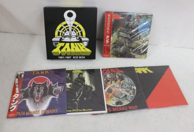 【中古】5discs CD Tank 1981-1987 5cd Box NONE NOT ON LABEL レンタル落ち /00320