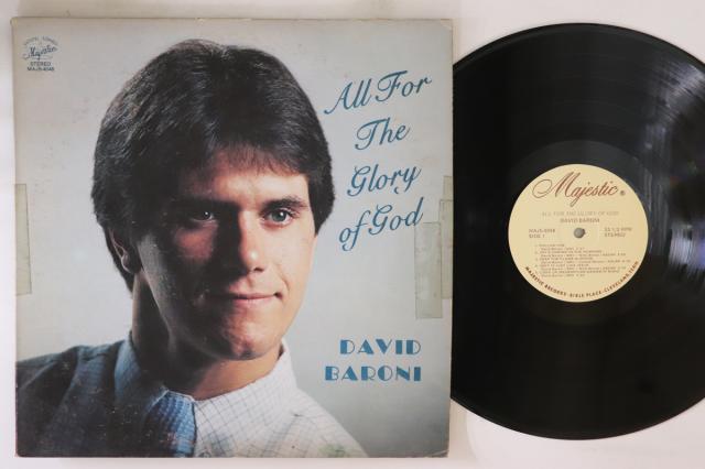 【中古】米LP David Baroni All For The Glory Of God MAJS4048 MAJESTIC /00260