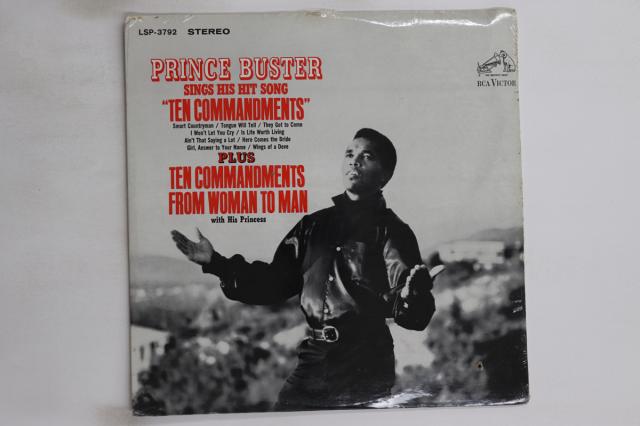 【中古】米LP Prince Buster Sings His Hit Song Ten Commandments LSP3792 RCA VICTOR 未開封 /00260