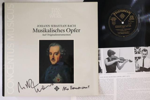 【中古】LP Nikolaus Harnoncourt Bach： Musikalisches SAWT9565B TELEFUNKEN Germany Vinyl /00260