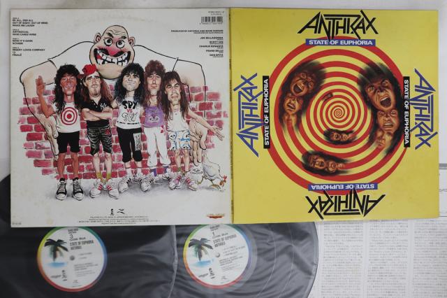 【中古】2discs LP Anthrax State Of Euphoria R38D9001 POLYSTAR /00500 7,685円