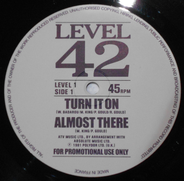 英12” Level 42 Level 42 LP Sampler LEVEL1 Polydor /00250 中古】英12” Level 42 Level 42 LP Sampler LEVEL1 Polydor /00250