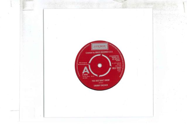 【中古】7” Chubby Checker You Just Dont Know HLU10557PROMO LONODN UK Vinyl プロモ /00080