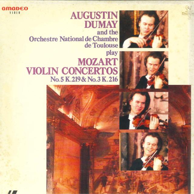 【中古】LASERDISC Mozart, Augustin Dumay, Orches Mozart Violin Concertos No.5 K.219 ＆ No.3 K.216 PHLK5010 AMADEO /00600