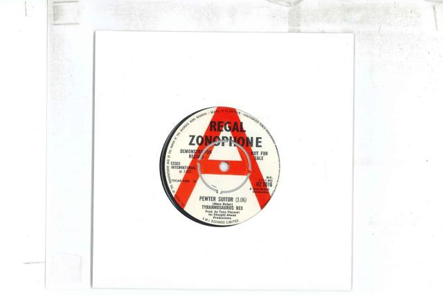 【中古】7” Tyrannosaurus Rex Pewter Suitor RZ3016PROMO REGAL ZONOPHONE UK Vinyl プロモ /00080