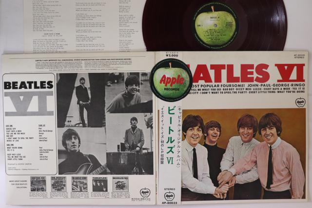 【中古】LP Beatles Beatles VI AP80035 APPLE /00400
