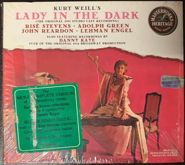 CD Kurt Weill - Rise Stevens, Ado Lady In The Dark MHK62869 Sony Classical 紙ジャケ /00110