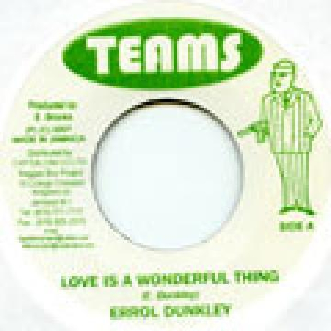 【新品】英7” Errol Dunkley / Horace Grosset Love Is A Wonderful Thing / Keep On Trying Teams /00050