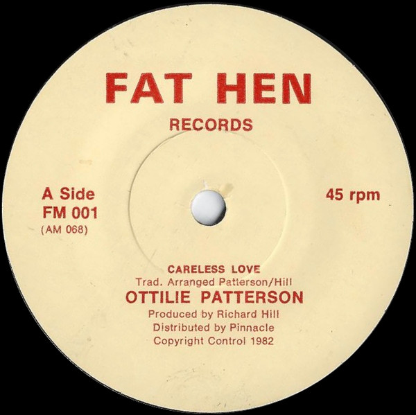 【中古】英7” Ottilie Patterson Careless Love FM001 Fat Hen Records /00080