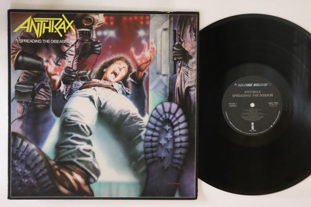 米LP Anthrax Spreading The Disease 904801 MEGAFORCE /00260 anthrax-spreading-the-disease-