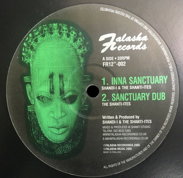 【中古】12” Shandi-I ＆ The Shanti-Ites Inna Sanctuary FR12002 Falasha UK Vinyl /00250