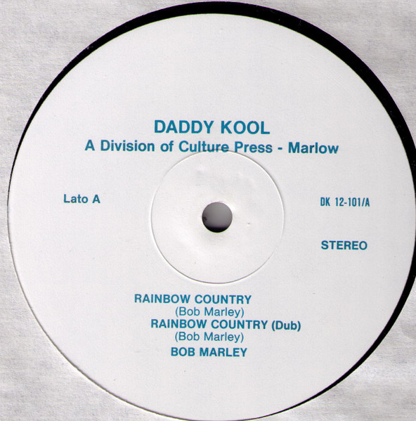 【中古】12” Bob Marley / Augustus Pablo ＆  Rainbow Country / Lama Lava DK12101 Daddy Kool /00250