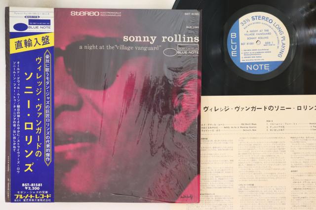 【中古】米LP Sonny Rollins A Night At The Village Vanguard BST81581 BLUE NOTE /00260