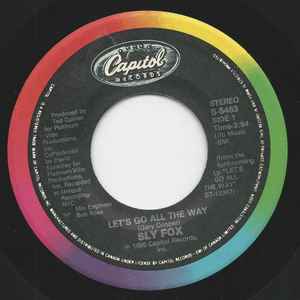 【中古】加7” Sly Fox Lets Go All The Way B5463 Capitol Records /00080