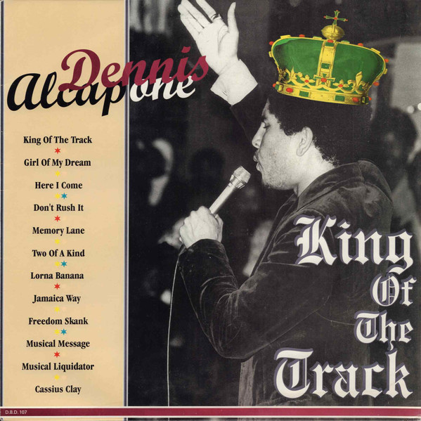 【中古】ベルギーLP Dennis Alcapone King Of The Track DBD107 Dr. Buster Dynamite /00260