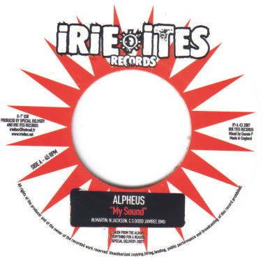 【中古】仏7” Alpheus / Buttons ＆ Dean Frase My Sound / Original Horns II7038 Irie Ites Records /00080