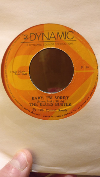 【中古】ジャマイカ7” Blues Busters Baby, Im Sorry / In The Valley Of My World D96 Dynamic Sounds /00080