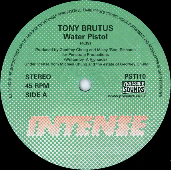 【中古】英12” Tony Brutus Water Pistol PSTI10 Intense, Pressure So /00250