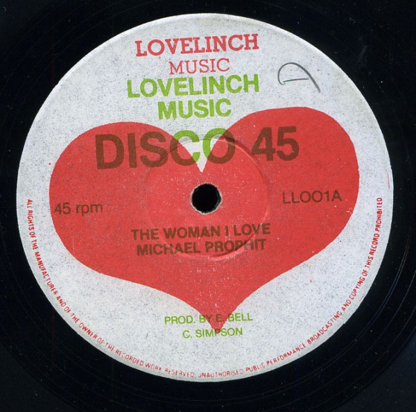【中古】12” Michael Prophet / Errol Mais The Woman I Love LL001 Lovelinch Music UK Vinyl /00250
