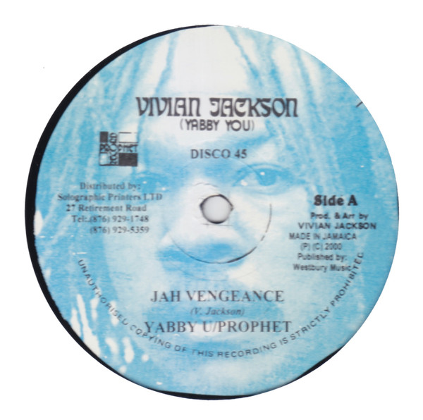【中古】ジャマイカ12” Yabby You / The Prophets Jah Vengeance NONE Vivian Jackson, Prop /00250