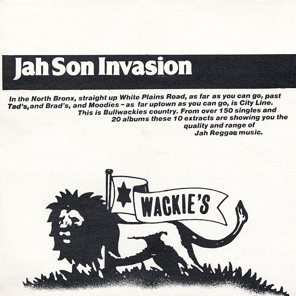 【中古】独LP Various Jah Son Invasion WACKIES2384 Wackies /00260