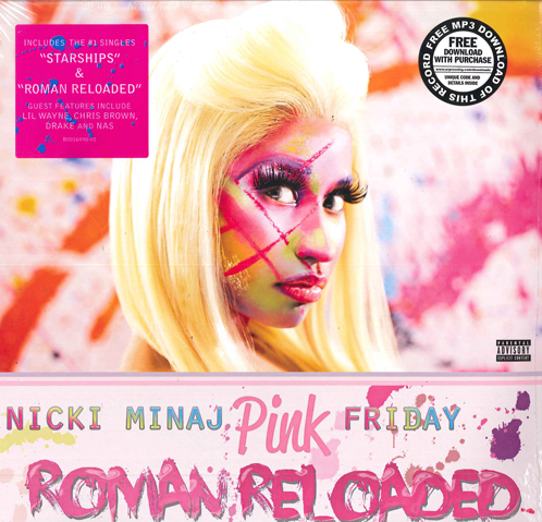 【新品】米2discs LP Nicki Minaj Pink Friday： Roman Reloaded B001699001 Cash Money Records, /00520