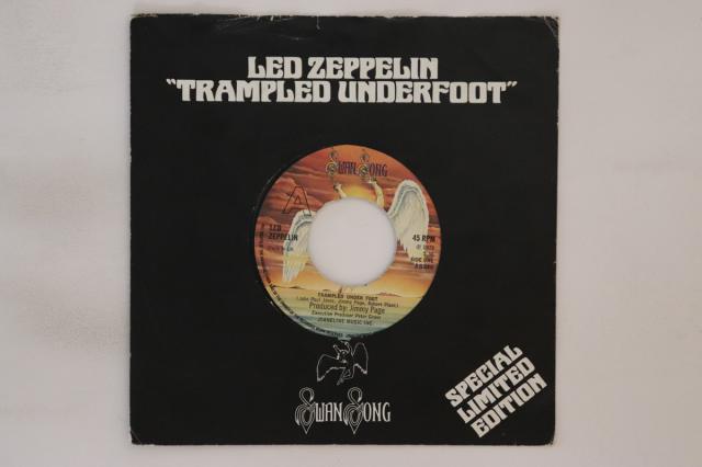 【中古】7” Led Zeppelin Trampled Under Foot DC1 SWAN SONG Non Japan Vinyl /00080 ハードロック・へヴィメタル