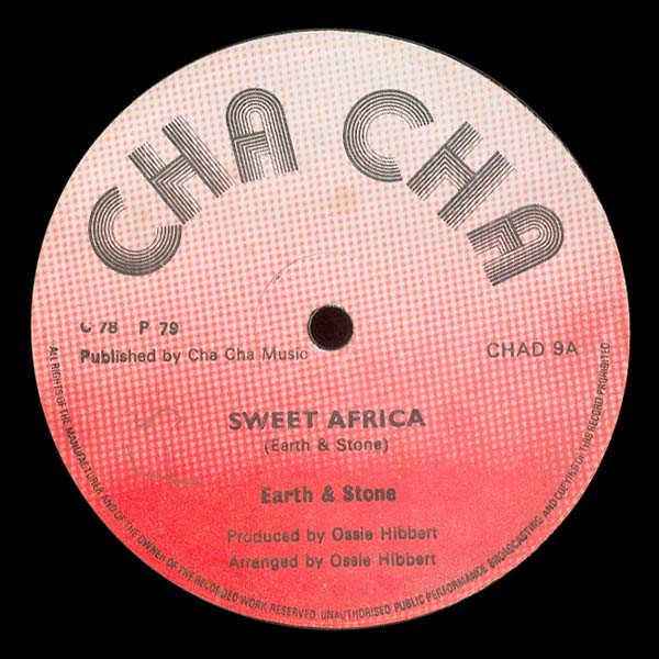 【中古】英12” Earth ＆ Stone Sweet Africa / Dance With Me CHAD9 Cha Cha /00250
