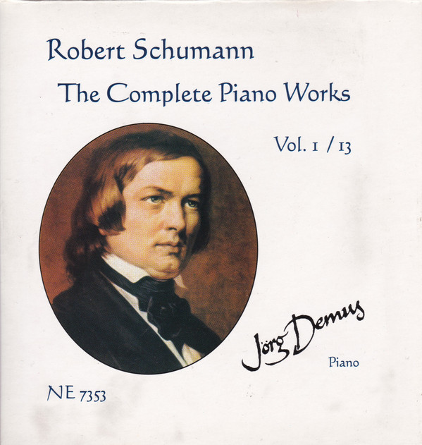 【中古】欧14discs CD Robert Schumann, Jorg Demus The Complete Piano Works Vol. 1 / 13 NE7353 Nuova Era /01320