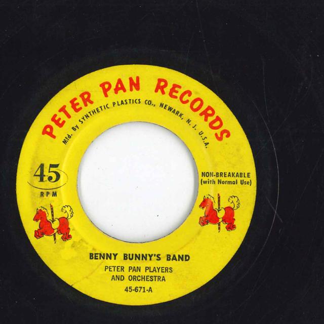 【中古】米7” Peter Pan Players ＆ Orchestra Benny Bunnys Band 45671 PETER PAN RECORDS /00080
