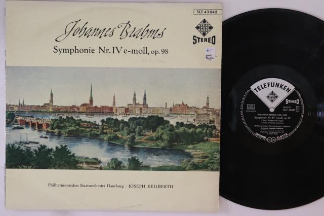 【中古】独LP ヨーゼフ・カイルベルト, ハンブ Brahms Symphonie Nr. Iv E-moll, Op. 98 SLT43042 TELEFUNKEN /00260