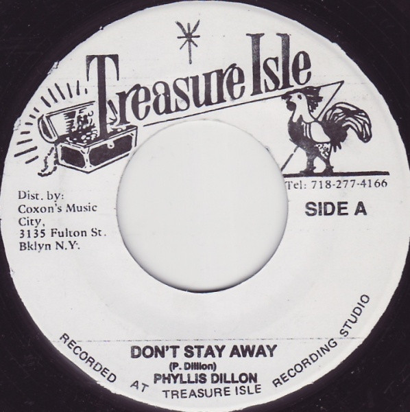 【中古】ジャマイカ7” Phyllis Dillon Dont Stay Away / Picture On The Wall NONE Treasure Isle /00080