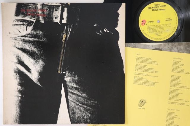 【中古】LP ローリング・ストーンズ スティッキー・フィンガーズ P8091S WARNER BROS /00260