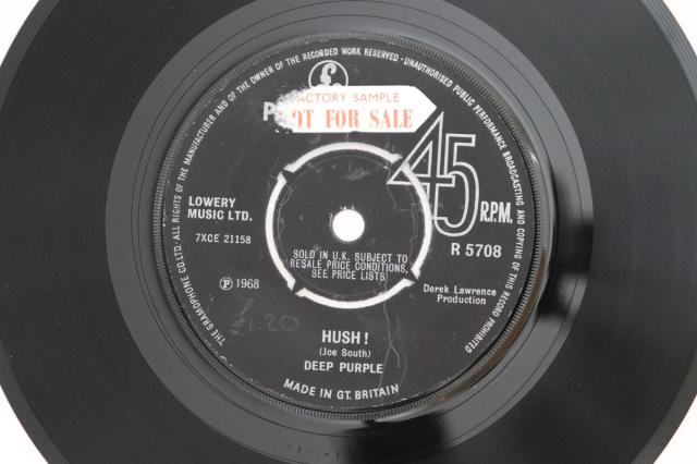 【中古】英7” Deep Purple Hush ! R5708 Parlophone /00080